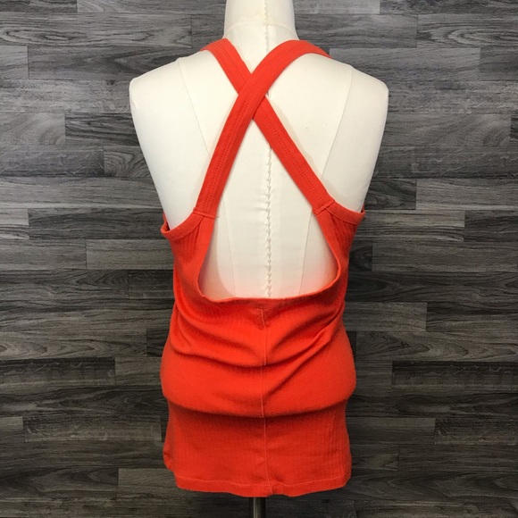 Free People Orange Tank Top - Picture 3 of 5